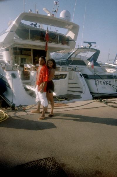 MOI ET BRUNO A ST TROPEZ ETE 2004
